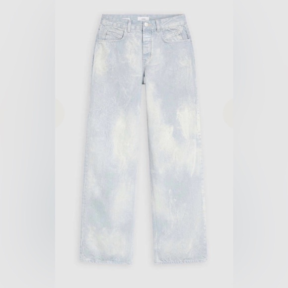 Closed $410 Nikka Marble Jeans 🌸 Wide Leg 🌼 Mid-waist 🌼 Size 24 🌸 EUC 🌼 Sold Out - Picture 5 of 8